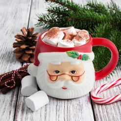 Mr. Christmas Mugs>16Oz Nostalgic Ceramic Santa Mug