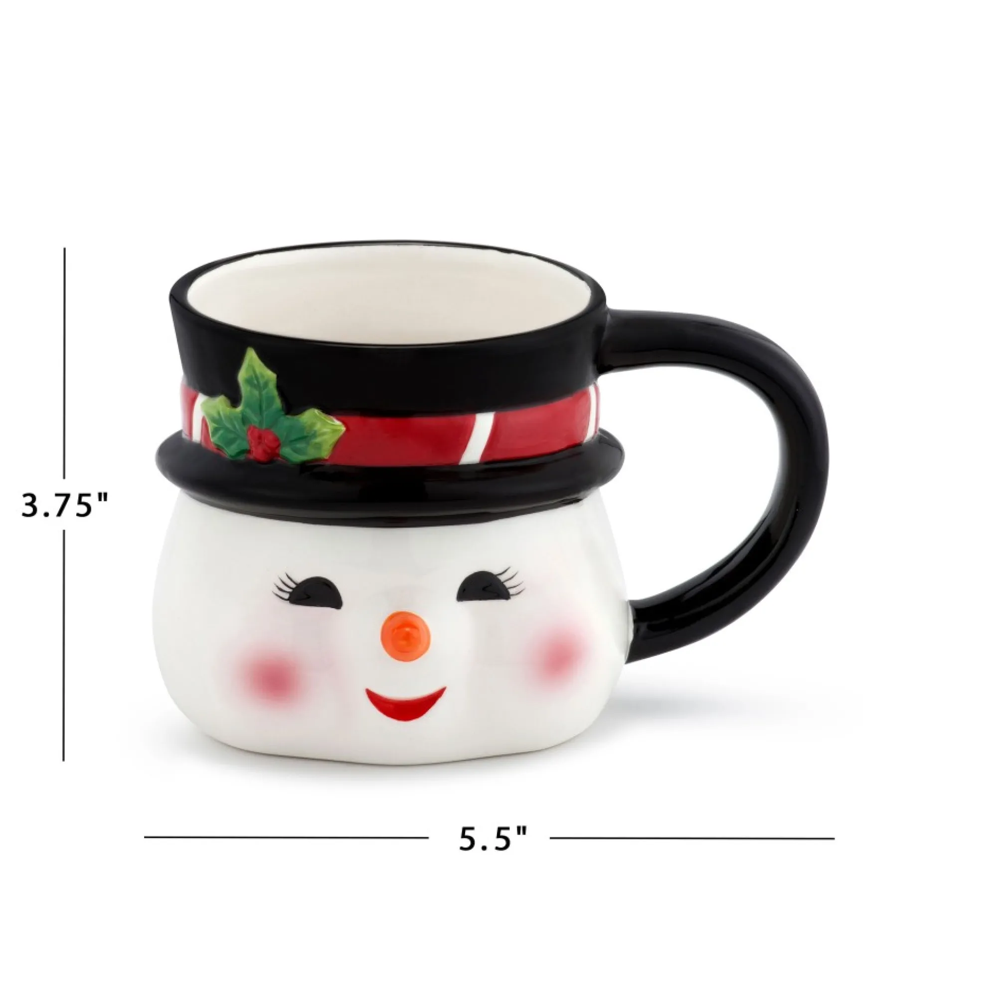 Mr. Christmas Mugs>16Oz Nostalgic Ceramic Snowman Mug